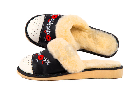 Kapcie damskie ocieplane C-375