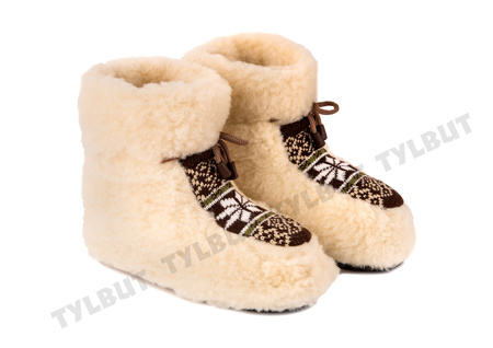 Bambosze damskie ocieplane C-131 MIX KOLOR