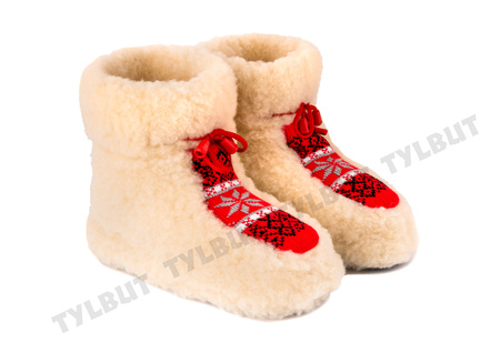 Bambosze damskie ocieplane C-131 MIX KOLOR